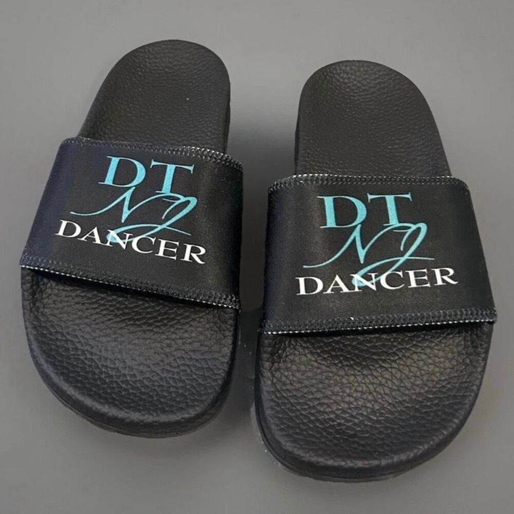 Unbranded Black Slides